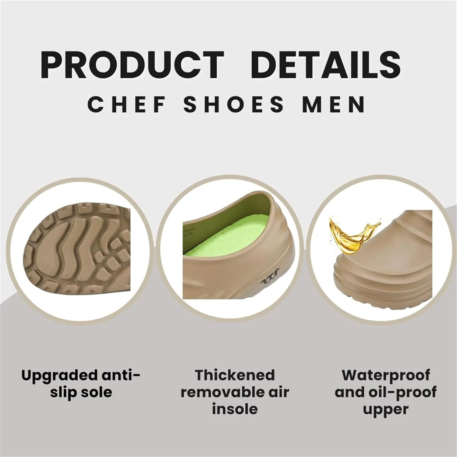 Armadillo Clogs Nurses Shoes for Women Men Chef Shoes for Women Slip Resistant Restaurant Non Slip Work Shoe Women Men Food Service Nursing Shoe Arch Support Waterproof Wide Width Garden Sneakers