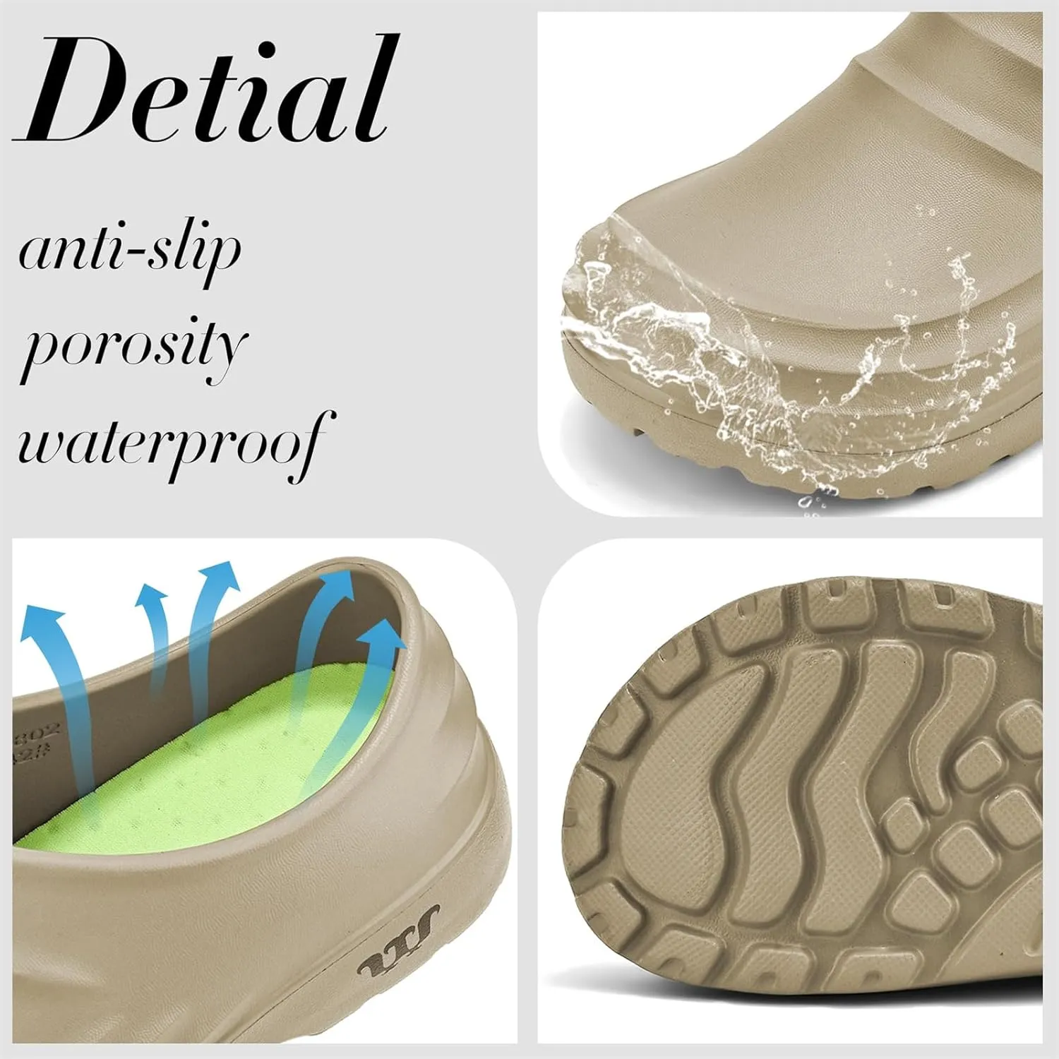 Armadillo Clogs Nurses Shoes for Women Men Chef Shoes for Women Slip Resistant Restaurant Non Slip Work Shoe Women Men Food Service Nursing Shoe Arch Support Waterproof Wide Width Garden Sneakers