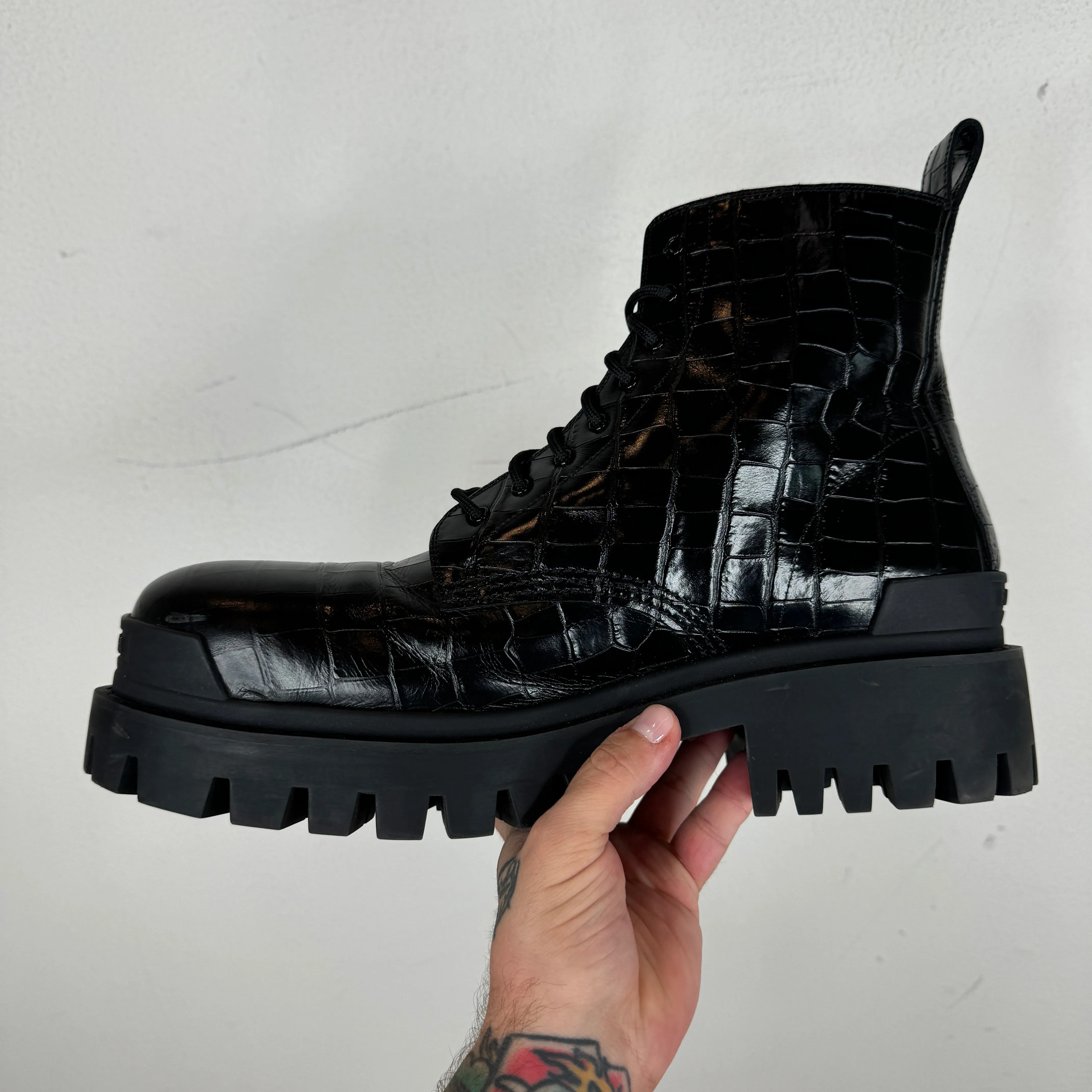 Balenciaga Croc Strike Boots