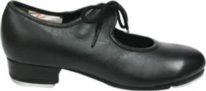 SANSHA Unisex-Child Kids Leather Shoes with Professional Taps 1.1 Inch Heel Oxford Flat