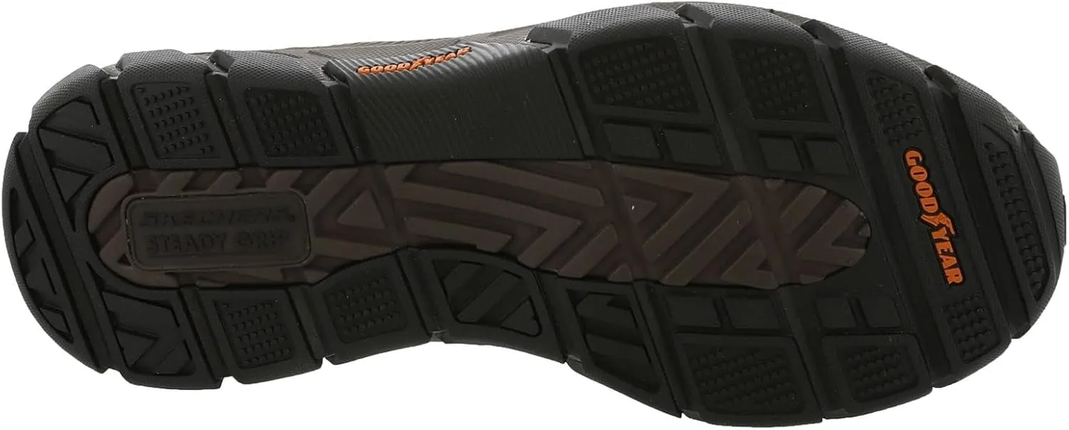 Skechers USA Men's Respected-Elgin 204810 Moc Toe Leather Slip-Ins, 24.0 cm