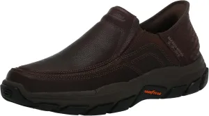 Skechers USA Men's Respected-Elgin 204810 Moc Toe Leather Slip-Ins, 24.0 cm