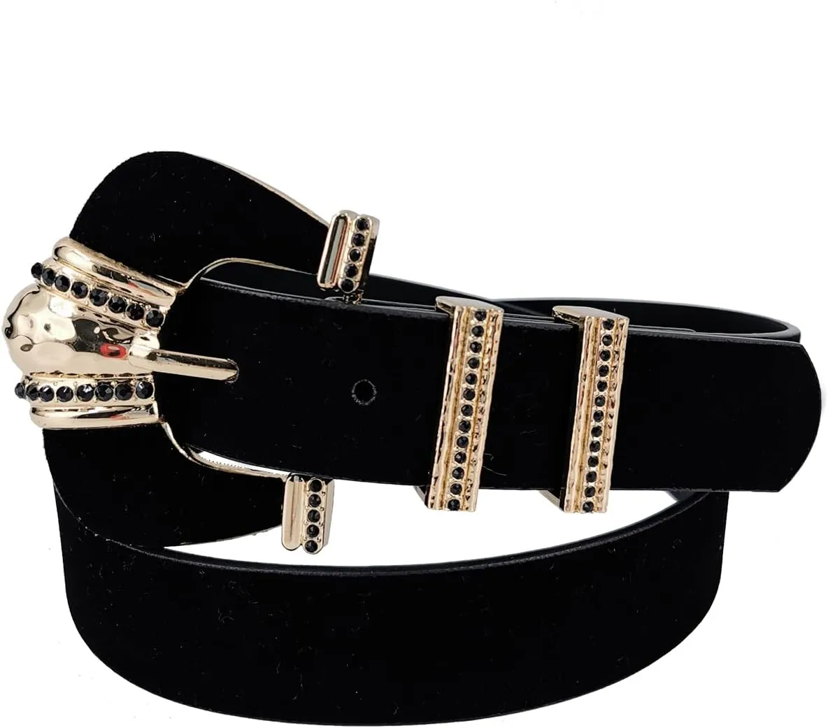 TOPACC Western Fashion Cowgirl Cowboy belts for Girls Women Boys Jeans Pants Dresses