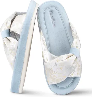 Women's Orthotic Arch Support Slippers Cross Band Design Slippers Open Toe with Memory Foam Slippers for Indoor Outdoor
